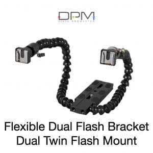Flexible Dual Flash Bracket Dual Twin Flash Mount
